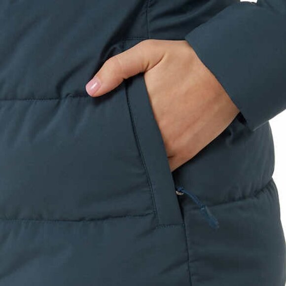 32 Degrees Women's Winter Tech Jacket Iron Blue Lightweight Fleece Lined Pockets - Picture 3 of 5